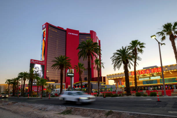Las Vegas at dusk